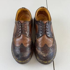 Vtg Dr. Martens 90's Women's Wingtip Brogues Made in England UK 5 US 7.5